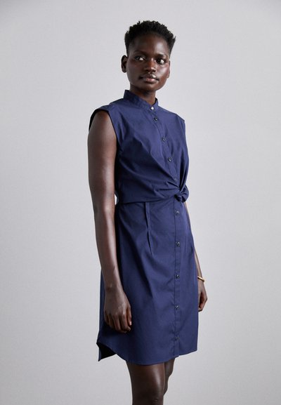 rag & bone LOUISA SLEEVELESS DRESS - Košilové šaty - navy