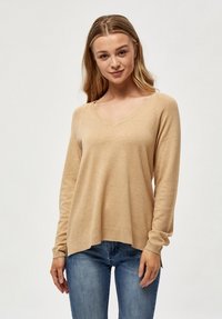 PEPPERCORN PCTANA - Džemperis - warm sand melange