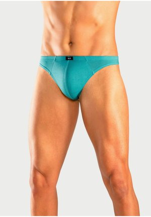 H.I.S 5 STÜCK BEQUEM  - Thong - blau hellbla, navy petrol dunkelpetrol