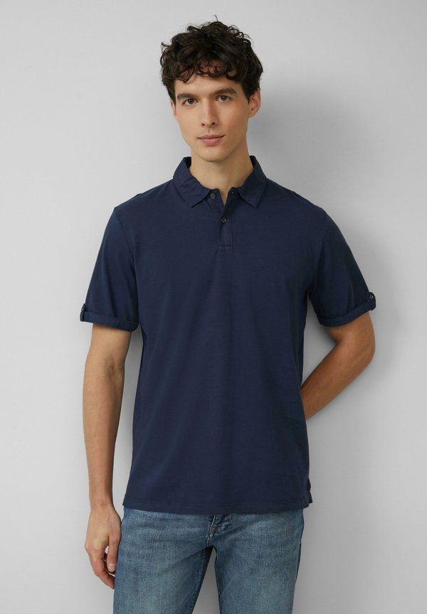 MIT RIEGELDETAILS - Poloshirt - tiefblau
