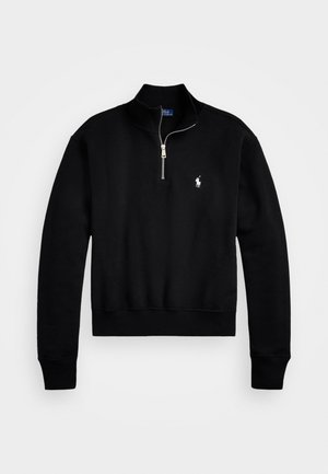 Polo Ralph Lauren FLEECE QUARTER ZIP - Sudadera - black