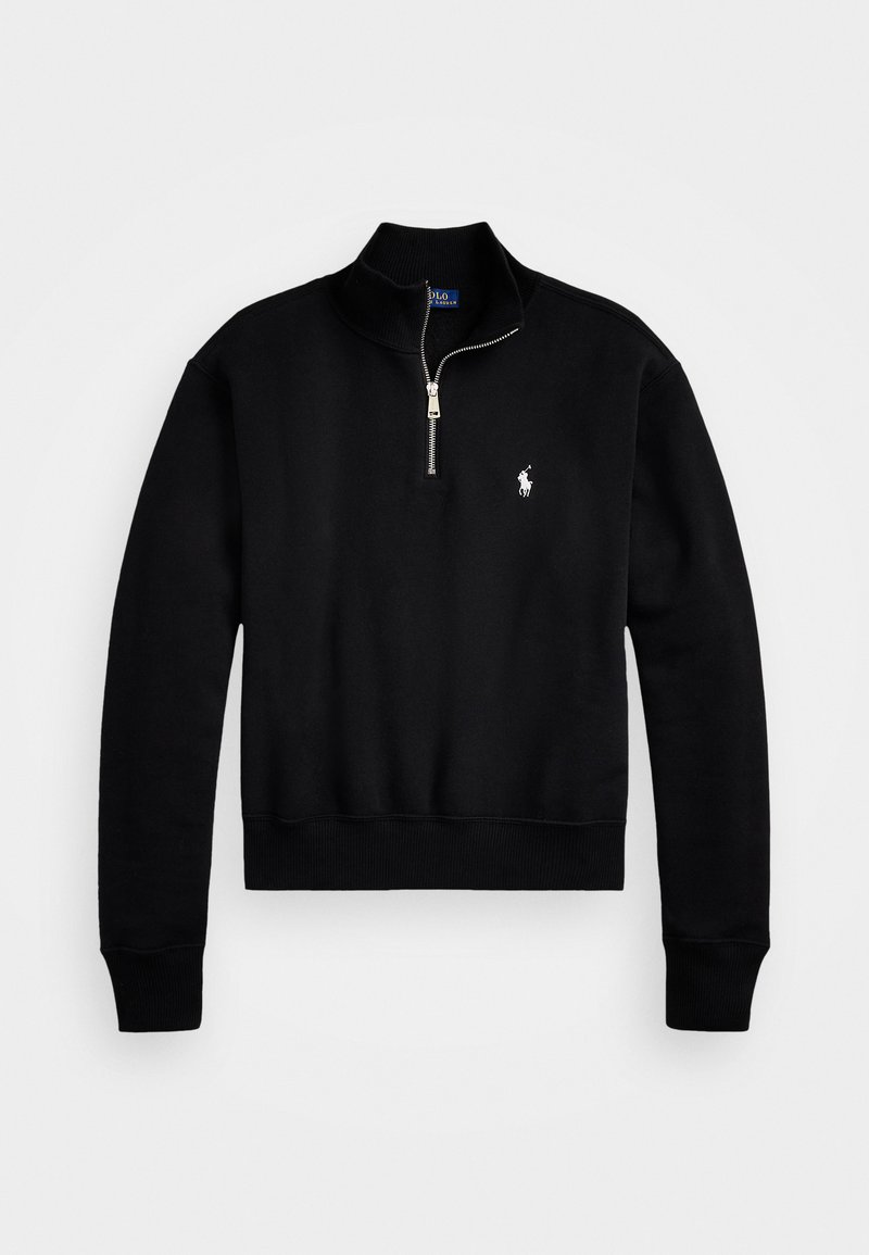 Polo Ralph Lauren FLEECE QUARTER ZIP - Collegepaita - black