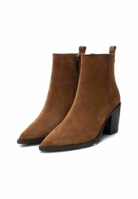 Carmela Botines de tacón - camel