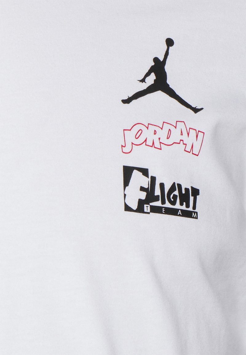 Herren T-Shirts basic | Jordan TEAM CREW Langarmshirt white/gym red/weiß - XJ11466 Herren T-Shirts basic | Jordan TEAM CREW Langarmshirt white/gym red/weiß - XJ11466