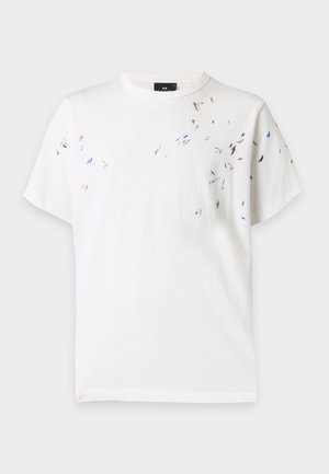 PS Paul Smith, REGULAR FIT SCRIBBLE - Tričko s potlačou - off-white