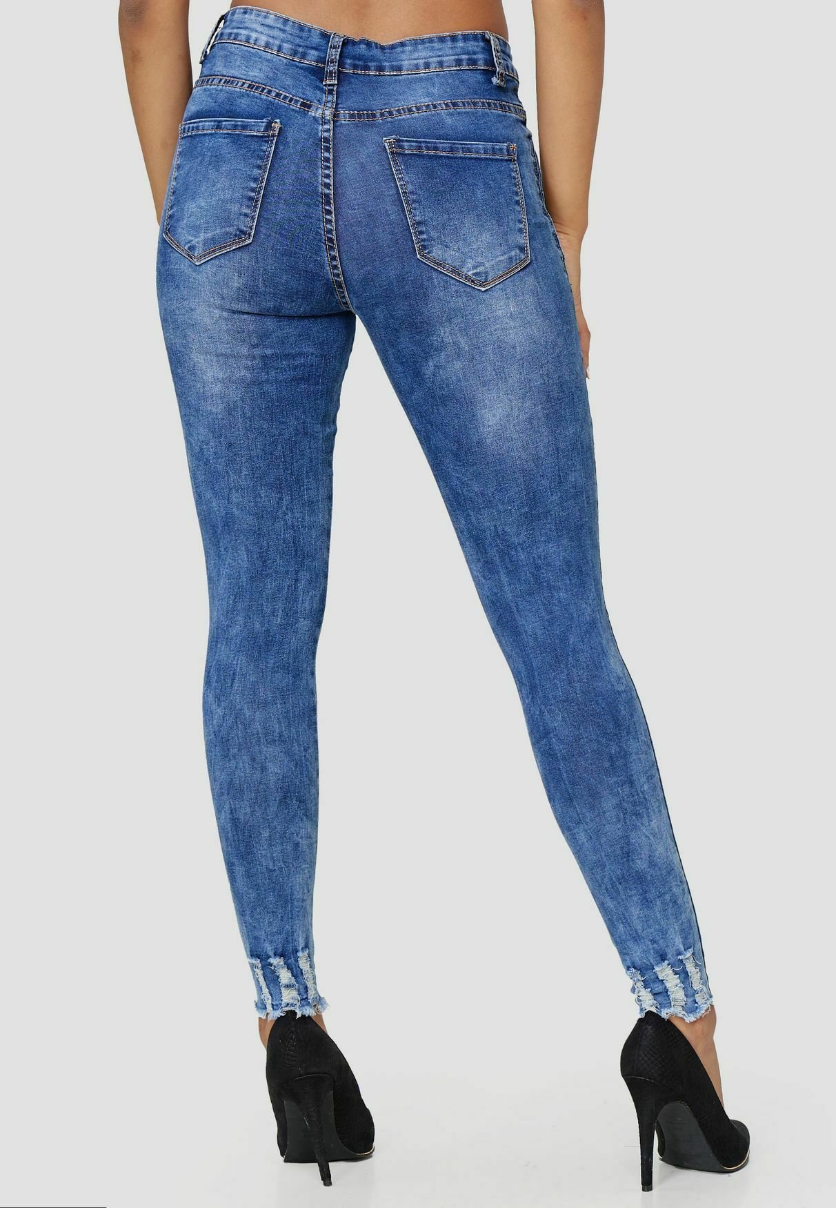 MiSS RJ DESTROYED - Jeans Skinny Fit - blau/blue - Zalando.de