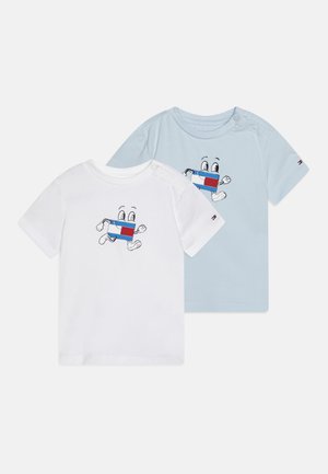 2 PACK - Print T-shirt - breezy blue