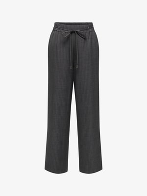 JDY, TROUSERS JDYNINA WIDE LEG FIT TROUSERS - Pantalon classique - dark grey melange