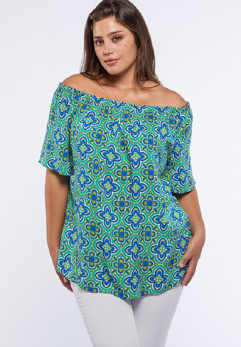 FIORELLA RUBINO Blusa Stampa Lettering In Creponne – Autunno Inverno 2025, Scollo A V Con Laccetto