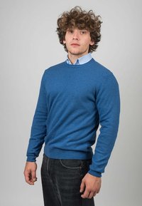 Dalle Piane Cashmere CREW NECK - Neule - blu royal