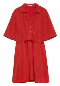 Stradivarius Blusenkleid - red