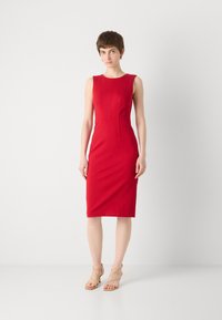 MARCIANO BY GUESS ZIP MIDI DRESS - Jerseykjole - samba red vibes
