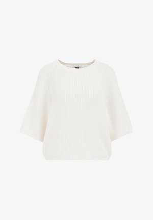 WE Fashion, Tricou basic - off white