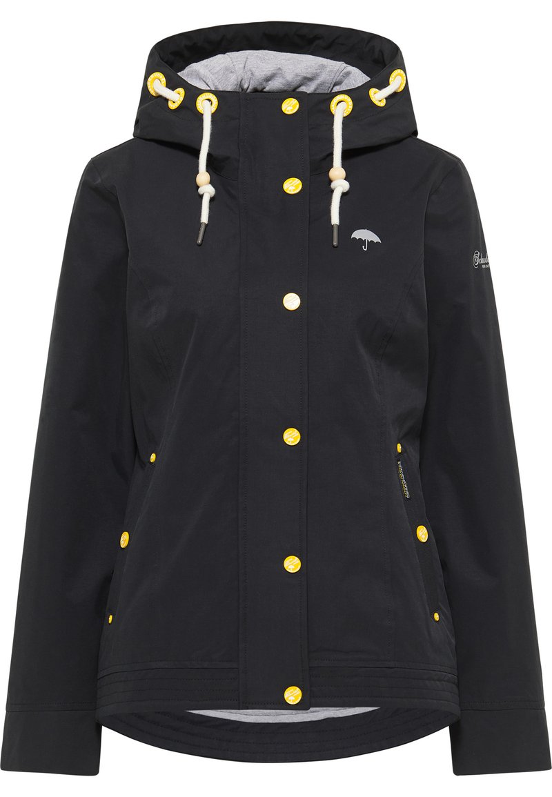 Damen Leichte Jacken | Schmuddelwedda SCHMUDDELWEDDA WILOWE Regenjacke / wasserabweisende Jacke schwarz - HP06260 Damen Leichte Jacken | Schmuddelwedda SCHMUDDELWEDDA WILOWE Regenjacke / wasserabweisende Jacke schwarz - HP06260