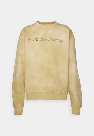 7 DAYS Active CREW NECK UNISEX - Φούτερ - tie dye sand