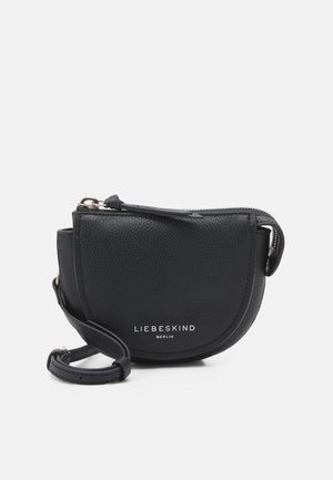 FAITH CROSSBODY XS MINI-BAG IN HALBMOND-SILHOUETTE - Across body bag - black