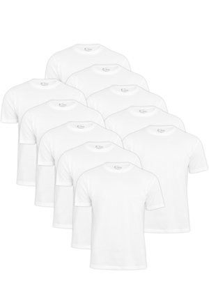 10ER PACK  O-NECK - TEE - Basic T-shirt - weiss