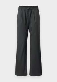 STEVEN DRAWSTRING CONTRAST PANTS - Trousers - dark grey