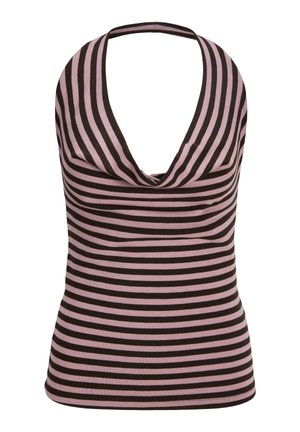 JJXX, JXPAULA STRIPE HALTER - Μπλούζα - raindrops on roses/demitasse