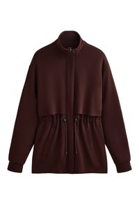 WITH SOFT-TOUCH AND POCKETS - Giacca leggera - brown