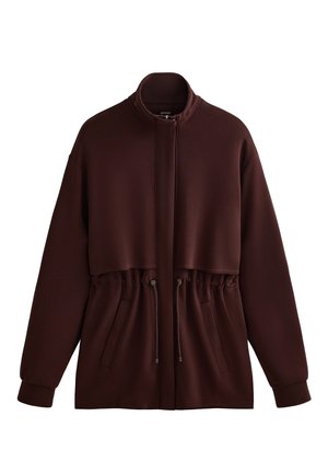 OYSHO LONG SOFT-TOUCH WITH POCKETS - Cappotto classico - brown