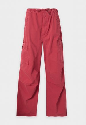 Jaded London, PARACHUTE TROUSERS - Παντελόνι cargo - red