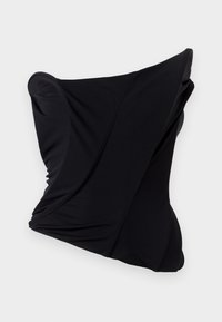 STRAPLESS WAVE DETAIL - Top - black