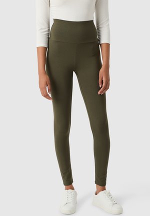 LUNA - Leggings - Trousers - grape leaf