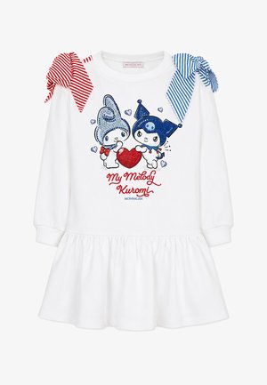 Monnalisa, DRESS - Vestito di maglina - white