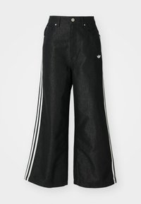 BAGGY SHINE - Wide leg - black