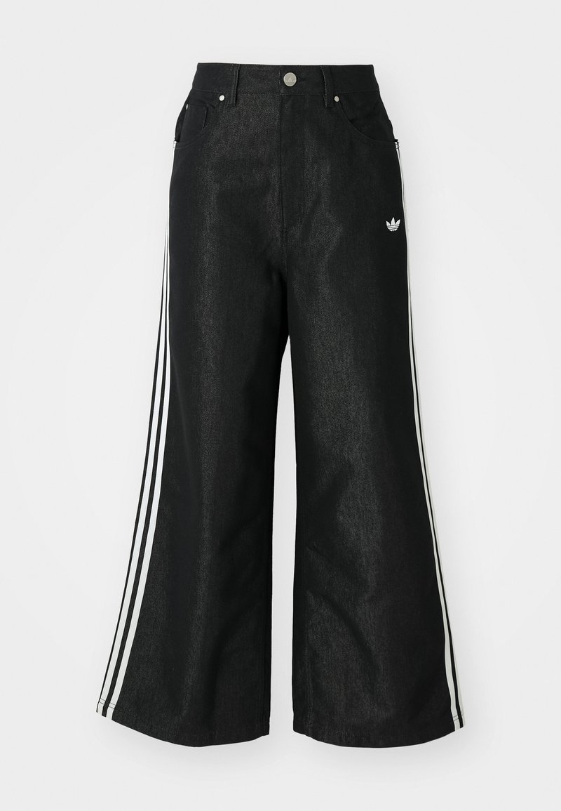adidas Originals BAGGY SHINE - Wide Leg - black - Zalando.co.uk