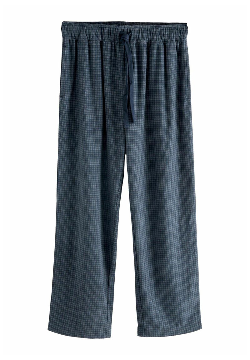 Next REGULAR FIT - MICROCHECK MOTIONFLEX COSY - Pyjamabroek - navy blue