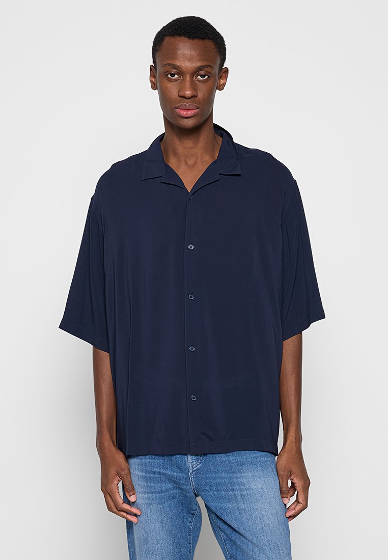 Armani Exchange Overhemd donkerblauw Armani Exchange Overhemd donkerblauw