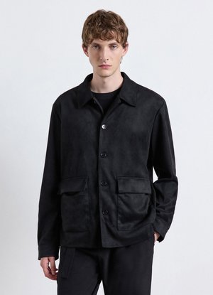 Calliope CAPOSPALLA TINTA UNITA - Leichte Jacke - nero ultrablack