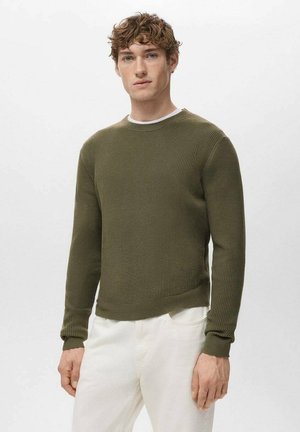 Strickpullover - olive