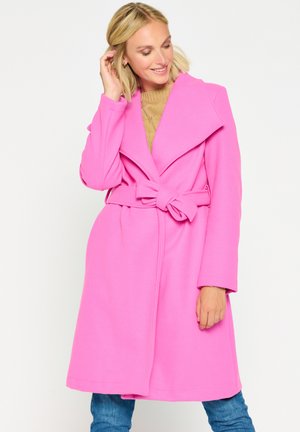 WITH COLLAR - Trenchcoat - pink