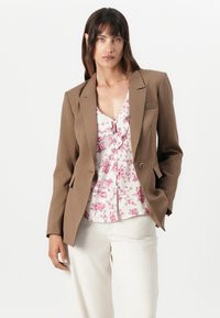 Guess DOROTHEE SINGLE BREAST - Blejzr - taupe