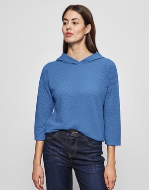 STRUKTUR - Felpa con cappuccio - blau