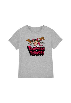 Cotton Soul, LOONEY TUNES TAZ TERROR UNISEX - Print T-shirt - mottled light grey