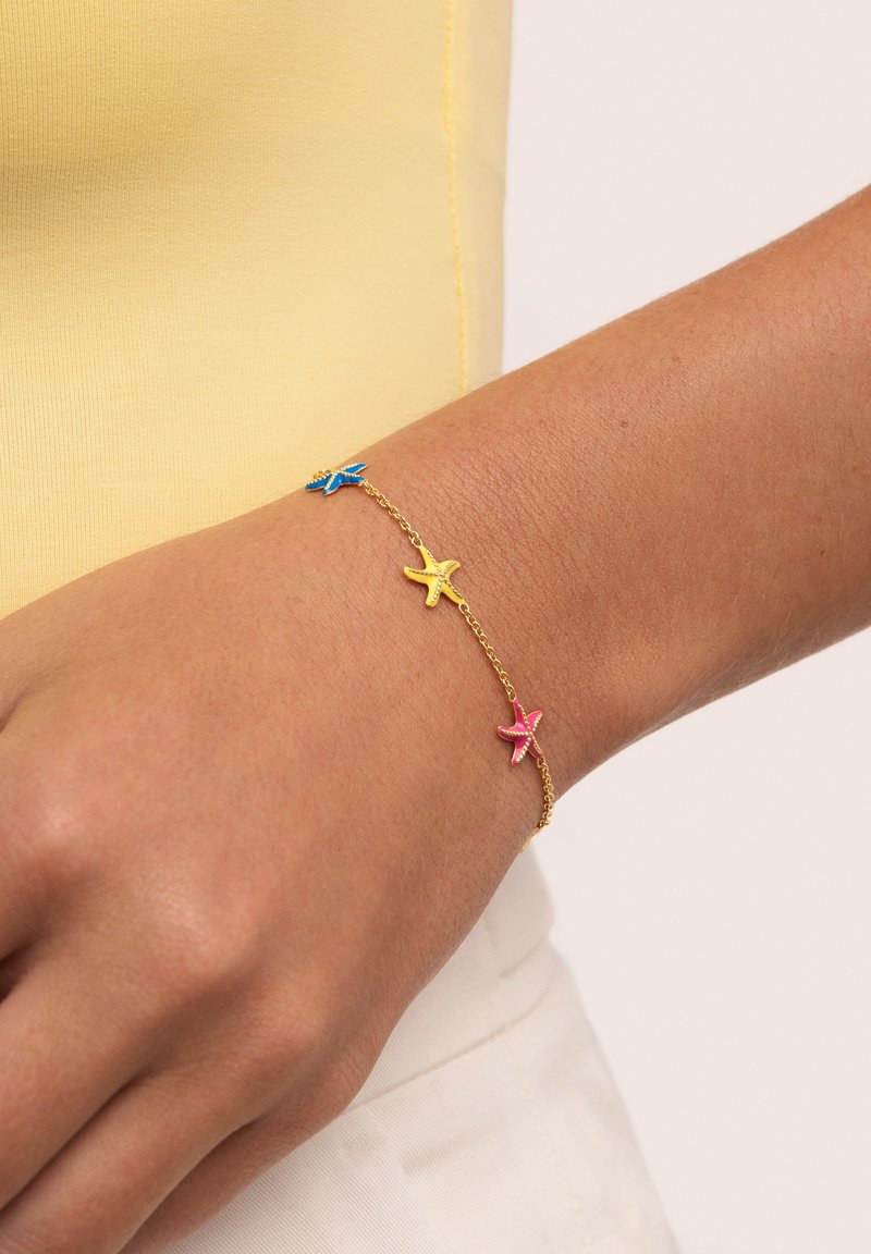 Singularu Starfish Enamel Colors - Bracelet - color oro