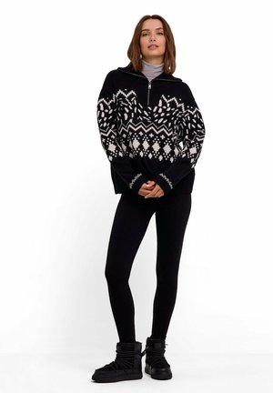 FALKE, PULLOVER - Jersey de punto - black