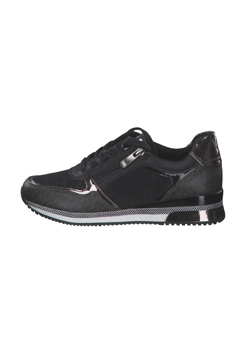 Marco Tozzi Sneakers laag - black gun mtl