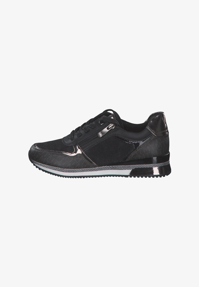 Marco Tozzi Sneakers laag - black gun mtl
