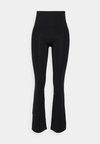 FLARE HIGH WAIST PANT - Joggebukse - black