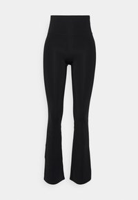 FLARE HIGH WAIST PANT - Leggingek - black