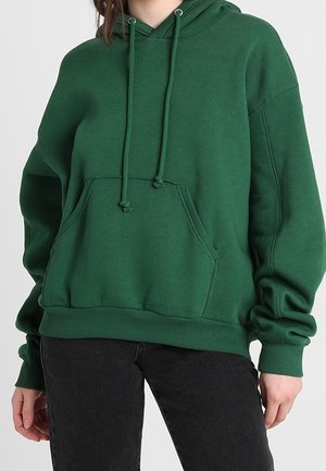 Mikina s kapucí - dark green