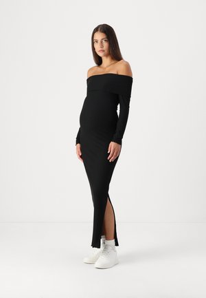 ONLY MATERNITY OLMESMERALDA DRESS - Trikoomekko - black