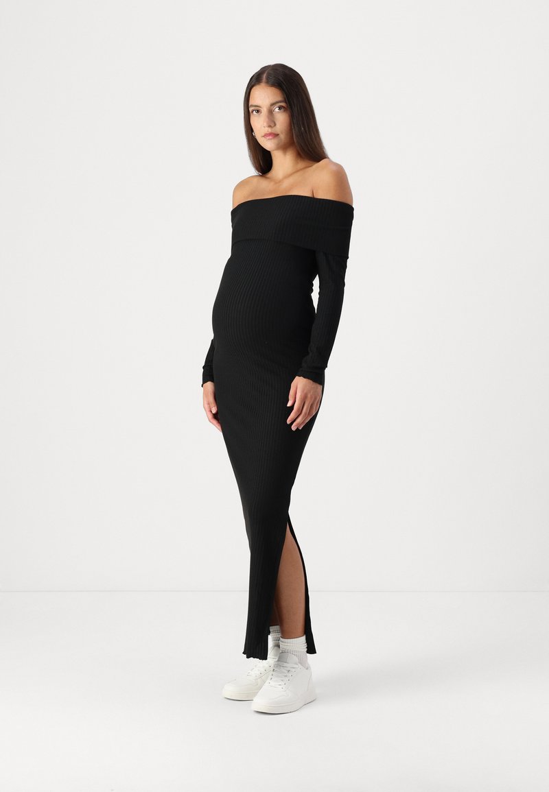ONLY MATERNITY OLMESMERALDA DRESS - Haljina od žerseja - black