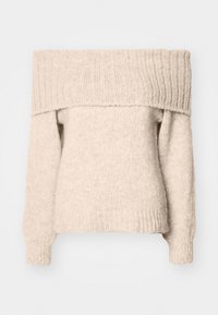 ONLMARIE OFF SHOULDER - Strickpullover - weathered melange