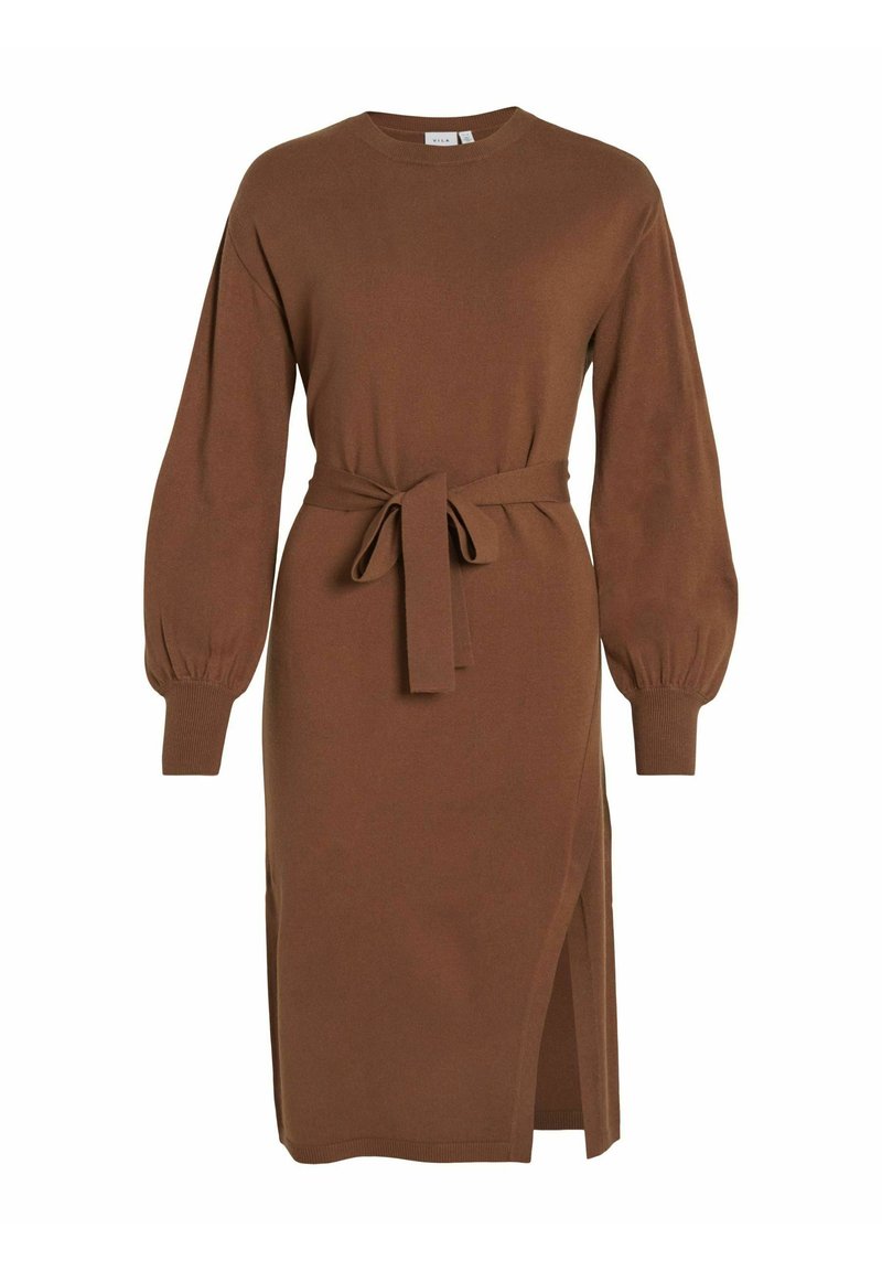 VILA VIRICKY BELTED - Robe pull - toffee